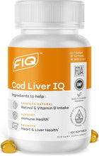 Load image into Gallery viewer, FIQ Cod Liver IQ 100ct
